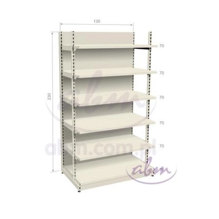 Regał Medium 130/230 cm.biały,antracyt